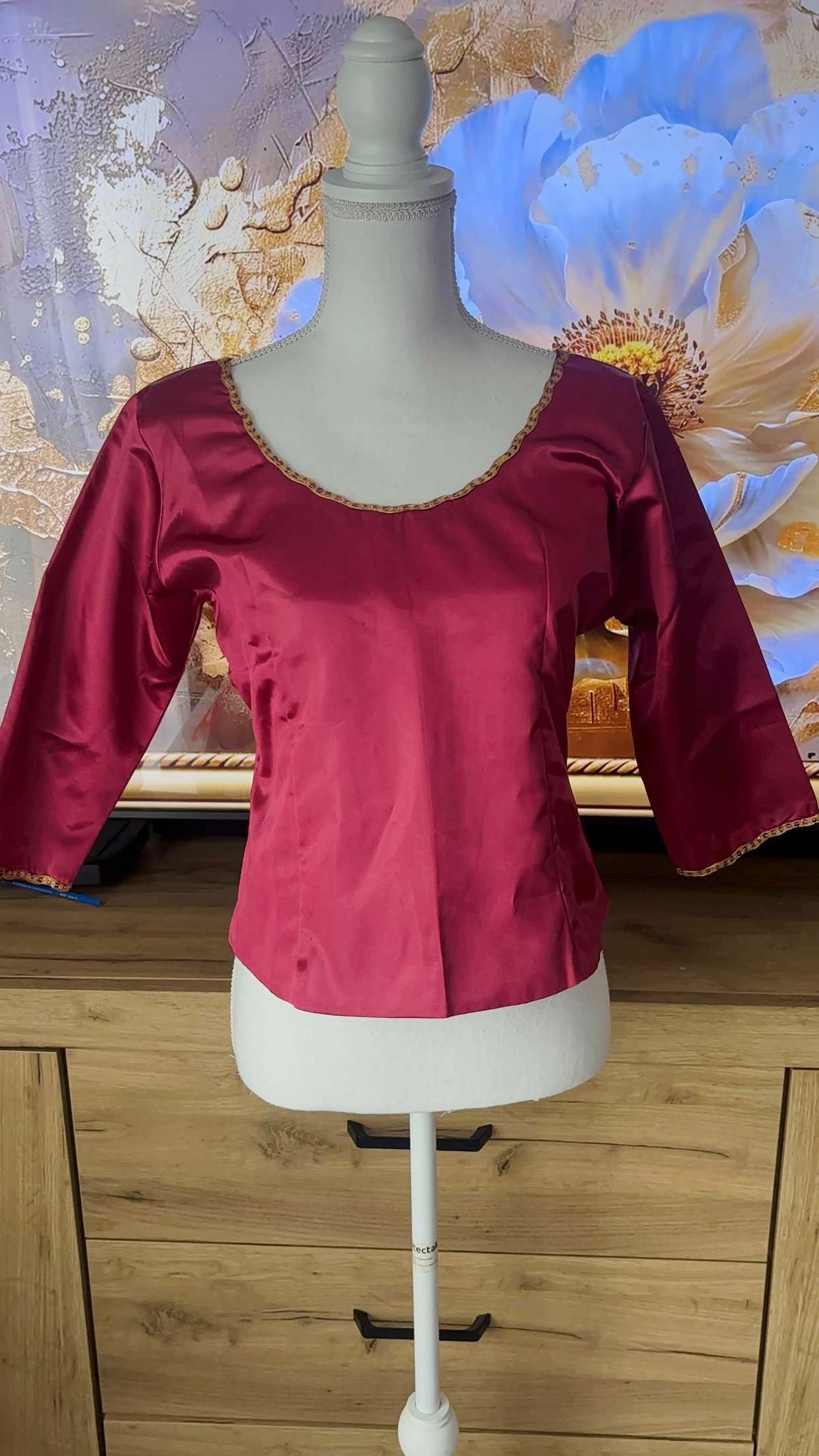 Body en satin Rose