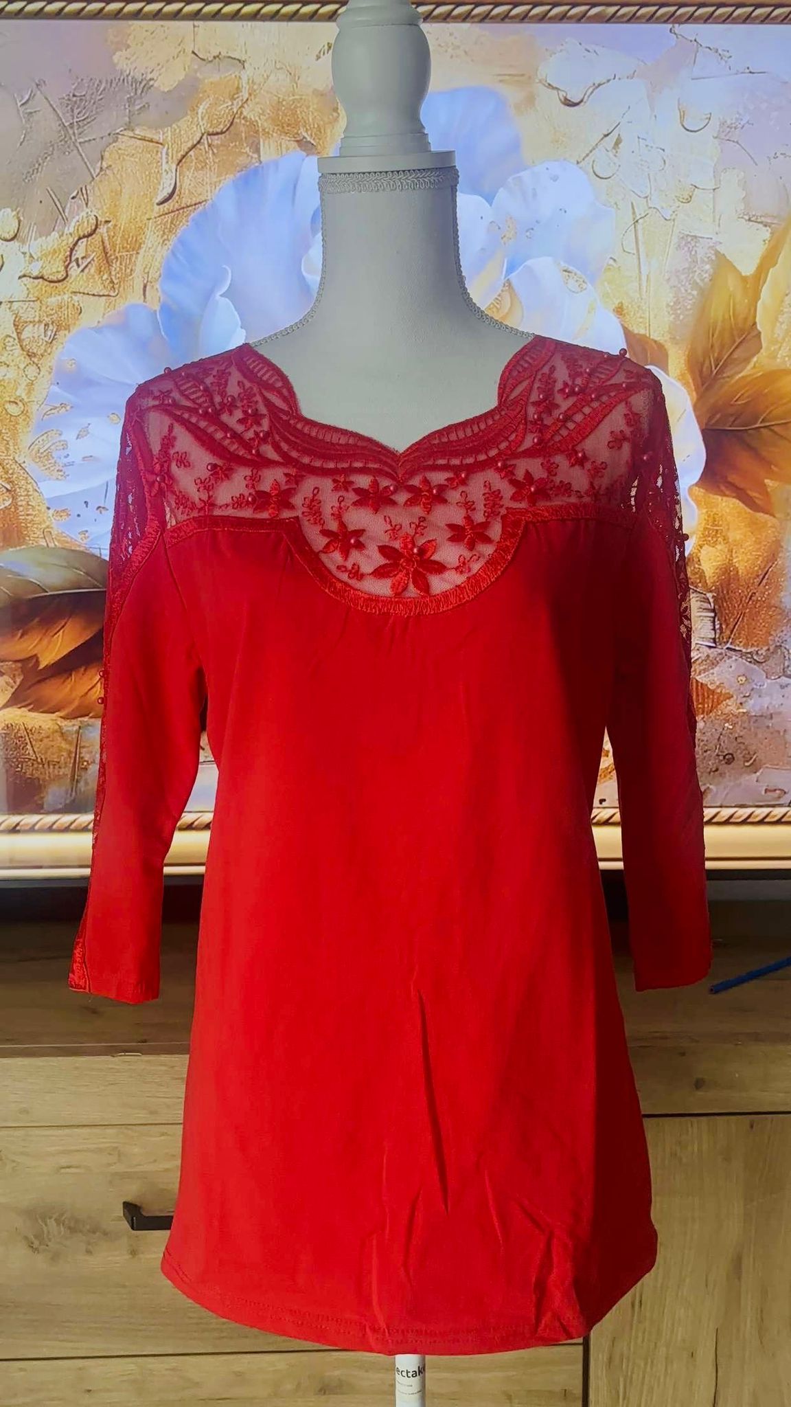 Body en coton Rouge